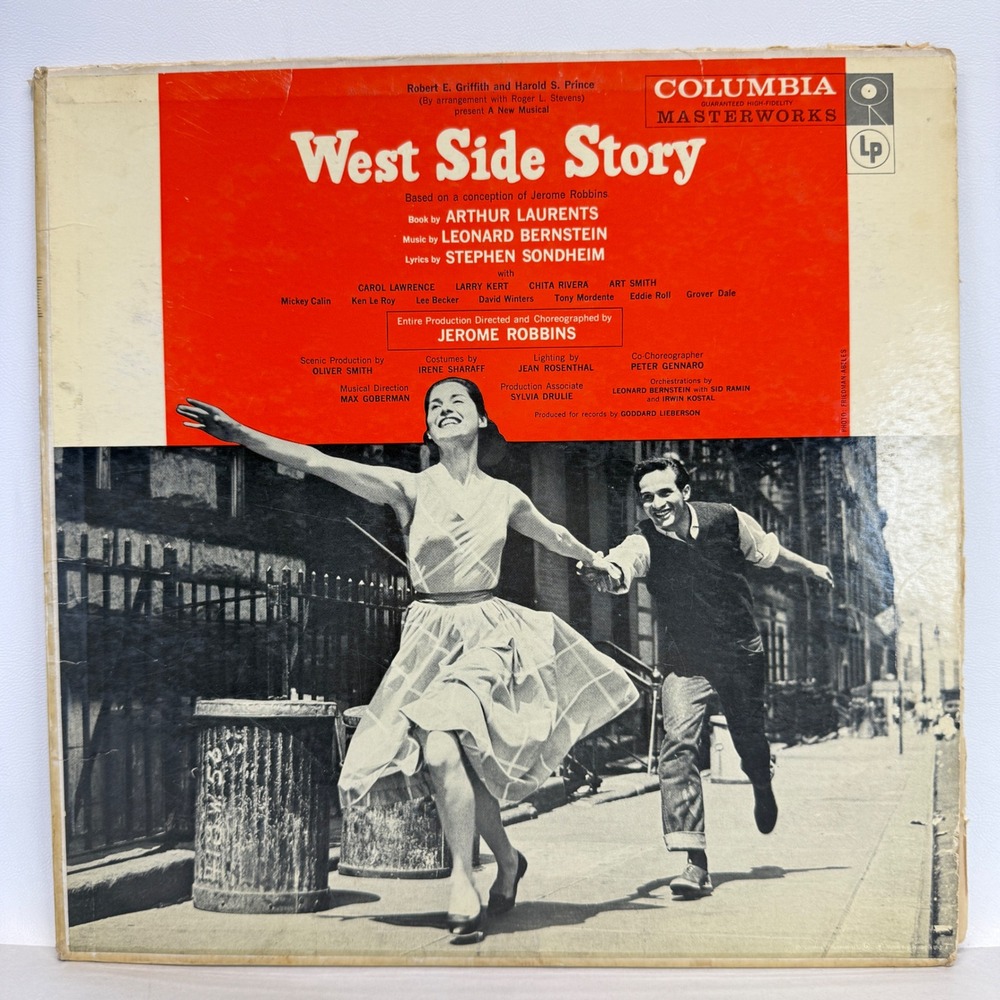 West Side Story Original Broadway Cast Vinyl LP Columbia Masterworks‎ OL 5230